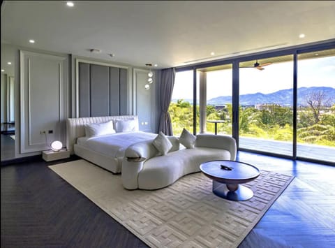 Bed, Natural landscape, Bedroom