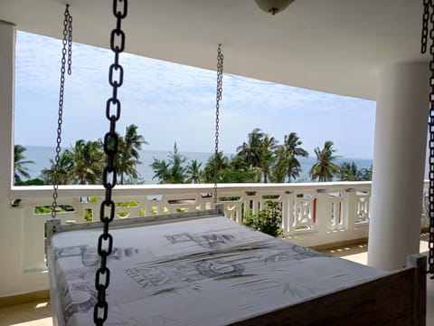 Bed, Day, Natural landscape, View (from property/room), Balcony/Terrace, Photo of the whole room, Bedroom, Sea view