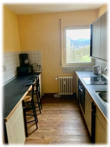 Kitchen or kitchenette, Dining area, stove