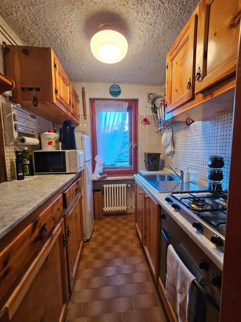 Kitchen or kitchenette, dishwasher, stove