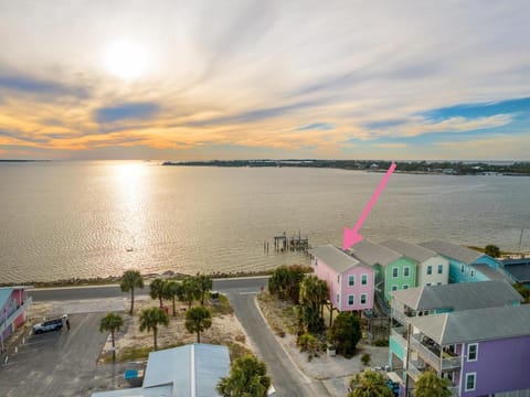 Unbeatable sunset views over the Gulf House in Cedar Key