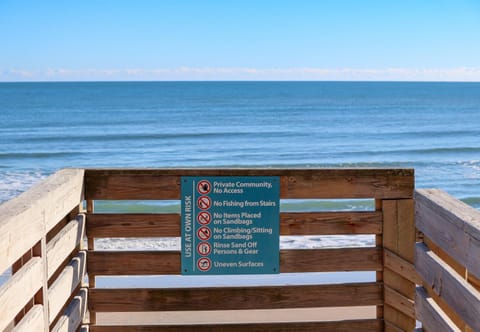 Oceanfront Views at Loggerhead Landing Apartment in North Topsail Beach