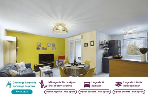 Pont L Abbe - Appartement pour 4 avec balcon Apartamento in Pont-l'Abbé