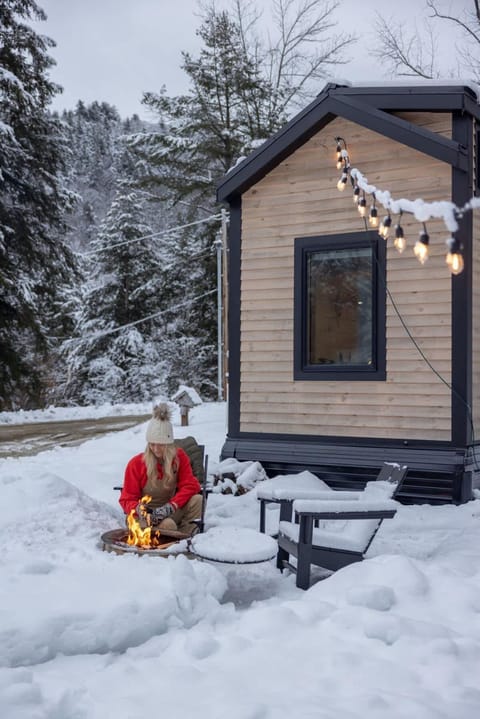 Thistle House at Camp Greenwood Vermont with Sauna House in Chester