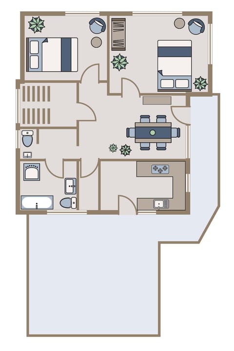 Decorative detail, Floor plan