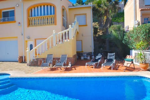 Holiday Villa with breathtaking sea- and panoramic views and private pool Villa in Safor