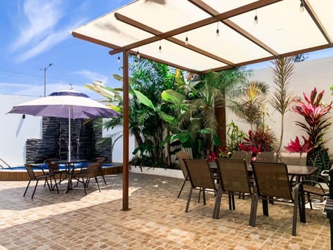 Patio, Day, Garden view