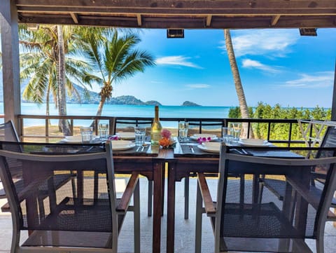 Day, View (from property/room), Balcony/Terrace, Dining area, Sea view