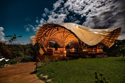 Eco Luxe Glamping Tent - King Bed at Holos Campground/ 
RV Resort in Bahía Ballena