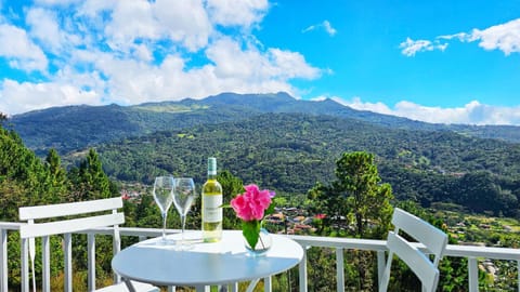 View (from property/room), Balcony/Terrace, Mountain view