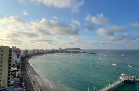 View (from property/room), Beach, City view, Sea view