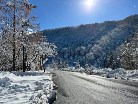 Day, Natural landscape, Winter, Mountain view