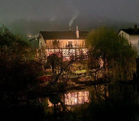 Property building, Night, Natural landscape