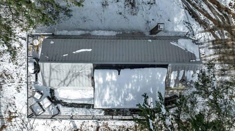 Treehouse Chalet Wood Fireplace Wraparound Porch Chalet in Cattaraugus