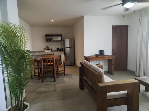 View (from property/room), Kitchen or kitchenette, Living room, Dining area