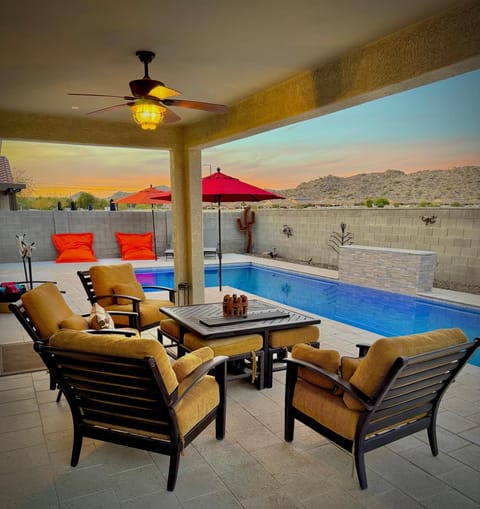 Patio, Pool view, Swimming pool