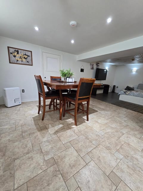 Kitchen or kitchenette, Living room, Dining area