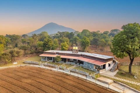 Natural landscape, Bird's eye view, Mountain view