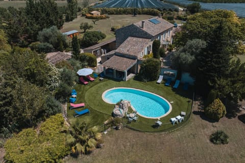 Property building, Living room, Swimming pool