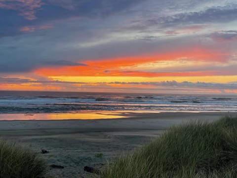 Natural landscape, Beach, Sea view, Sunset