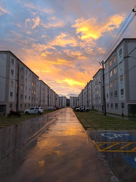 Property building, Sunset