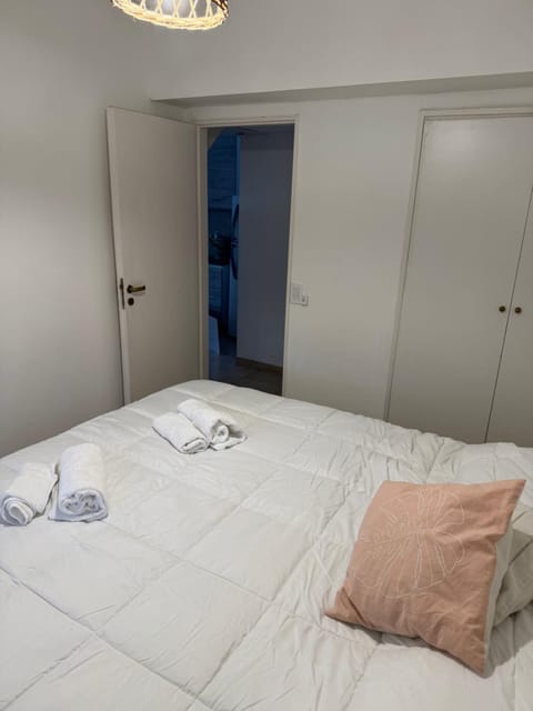 Bed, Photo of the whole room, Bedroom, towels, wardrobe