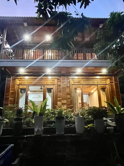 Property building, Patio, Night