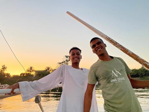 Alex Docked boat in Luxor Governorate