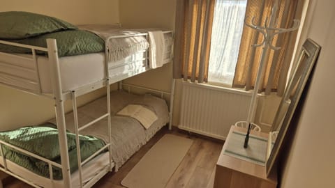 Photo of the whole room, bunk bed