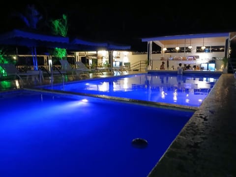 Night, Swimming pool, Swimming pool