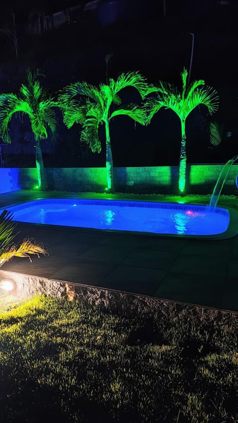 Night, Garden, Pool view, Swimming pool, Swimming pool