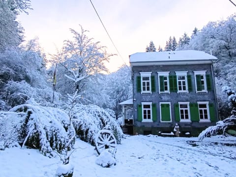 Property building, Natural landscape, Winter