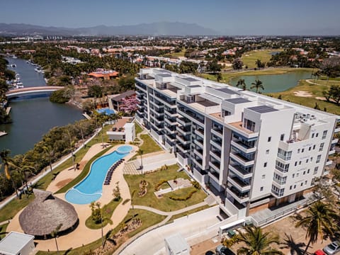 Property building, Natural landscape, Pool view, Swimming pool