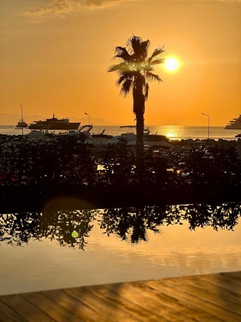 Sea view, Swimming pool, Sunset