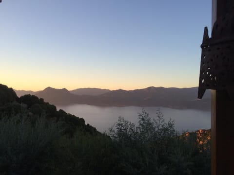 Natural landscape, Mountain view, Sunset