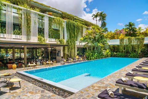 Pool view, Swimming pool, Swimming pool, sunbed