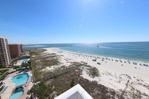 New 4 Bedroom, 3 Bath Top Floor Corner Condo at Perdido Dunes Tower in Orange Beach with the BEST View of Perdido Pass Apartment in Orange Beach