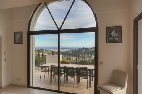 View (from property/room), Living room, Dining area, Sea view