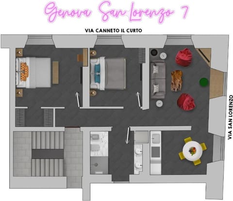 Appartamento San Lorenzo 7 - Affitti Brevi Italia Apartment in Genoa