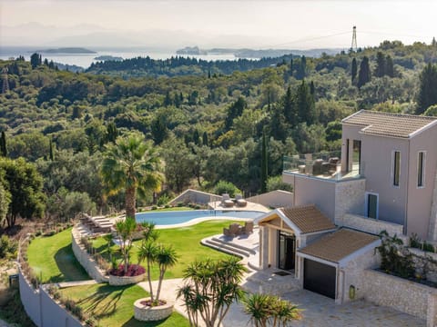 Property building, Spring, Day, Natural landscape, Garden, Garden view, Pool view, Swimming pool