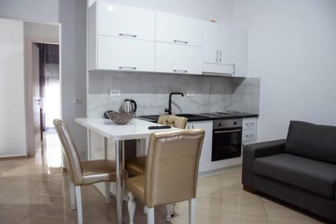 Kitchen or kitchenette, Living room, Dining area