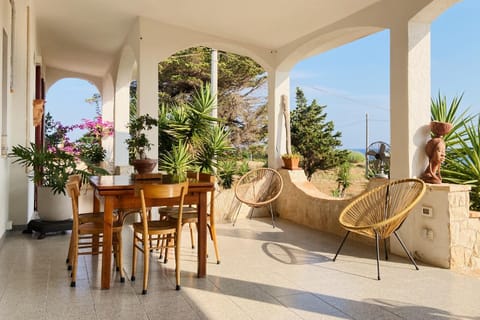 Patio, View (from property/room), Balcony/Terrace, Seating area, Garden view, Sea view