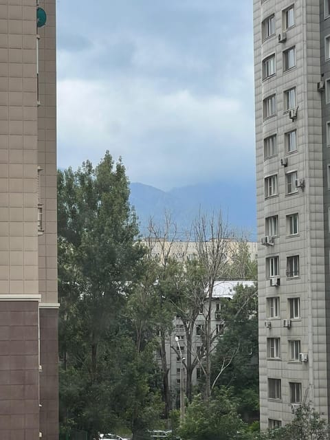 1 комнатная студия, около ТРЦ Мега Apartment in Almaty