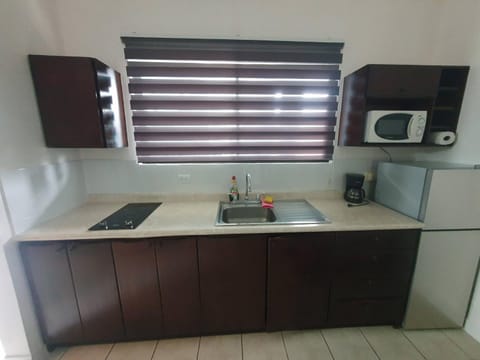 Kitchen or kitchenette, microwave, oven, kitchen