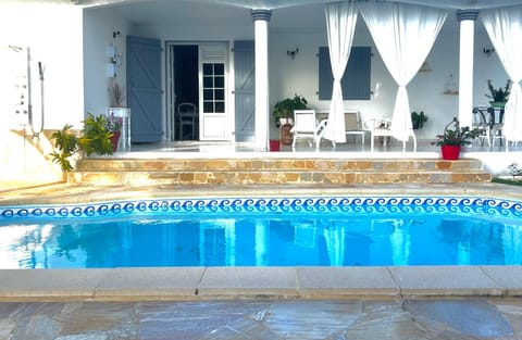 Patio, Pool view