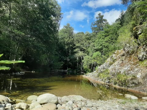 Nearby landmark, Natural landscape, River view, Swimming pool