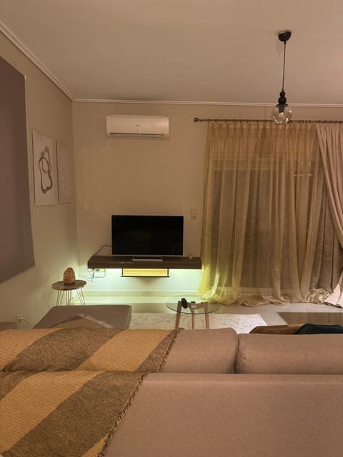 Living room, air conditioner