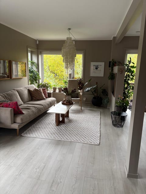 Living room, Seating area, Garden view