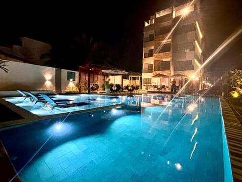 Night, Swimming pool