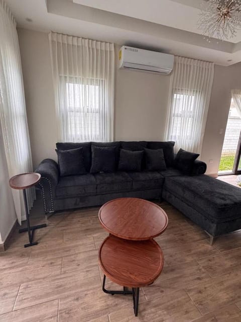 Living room, Seating area, air conditioner